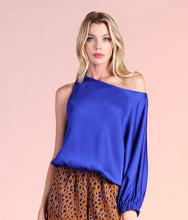 Load image into Gallery viewer, Satin One Sleeve Top