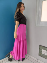 Load image into Gallery viewer, Magenta Wrap Skirt
