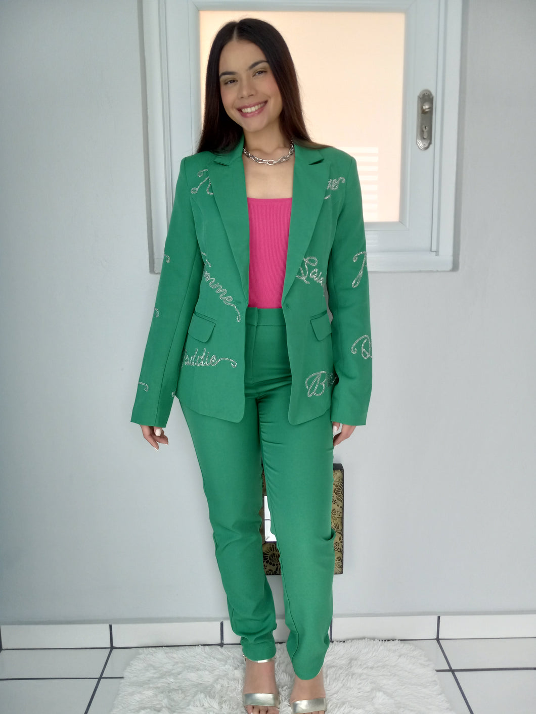 Green Blazer Set