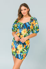 Load image into Gallery viewer, Tropical Sweetheart Mini Dress
