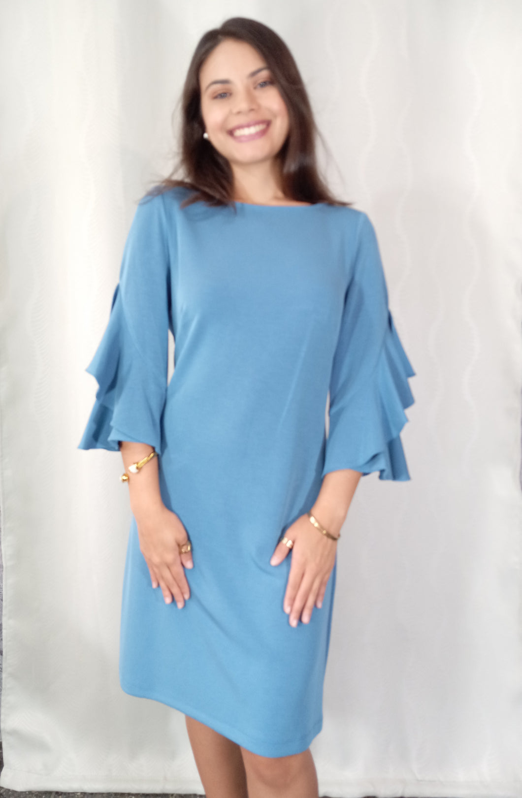 Flutter Sleeve Dress