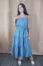 Load image into Gallery viewer, Denim Buttondown Midi Dress
