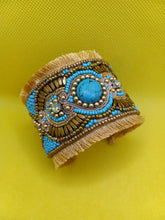 Load image into Gallery viewer, Beaded Cuff Bracelet
