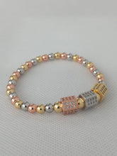 Load image into Gallery viewer, Three Tone Bracelet

