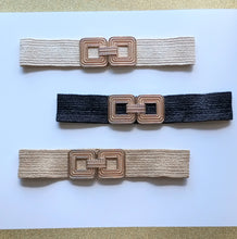 Load image into Gallery viewer, Spandex Raffia Belts
