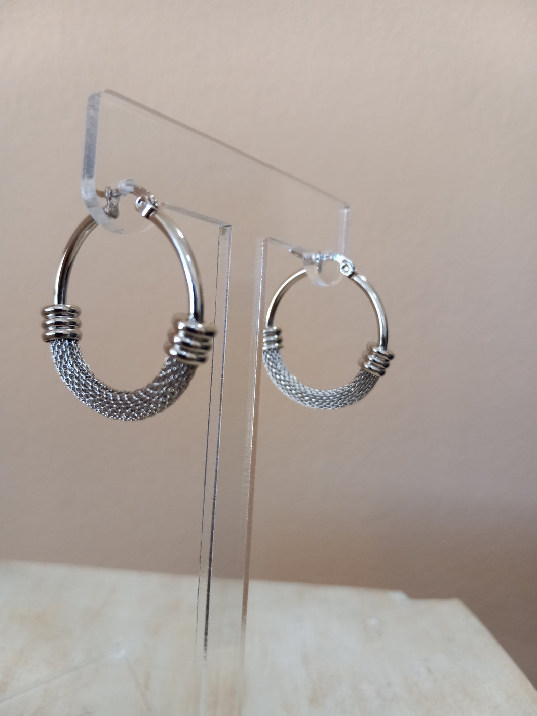 Stainless Steel Mesh Earrings