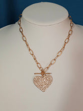 Load image into Gallery viewer, Chain Heart Necklace
