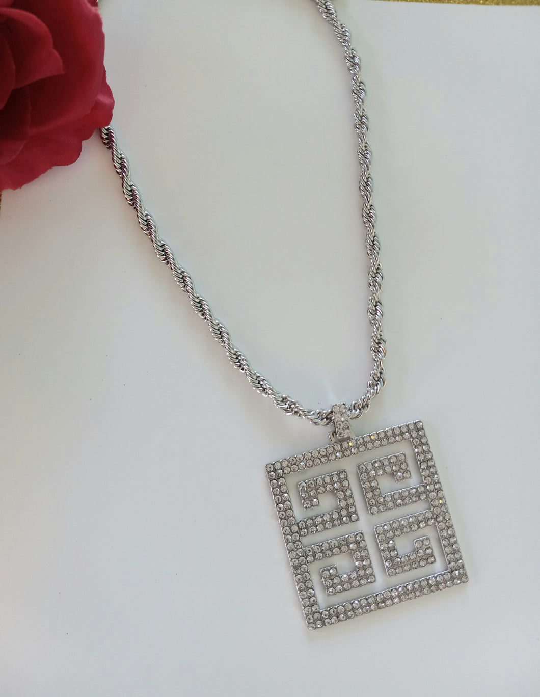 Greek Pendant Necklace