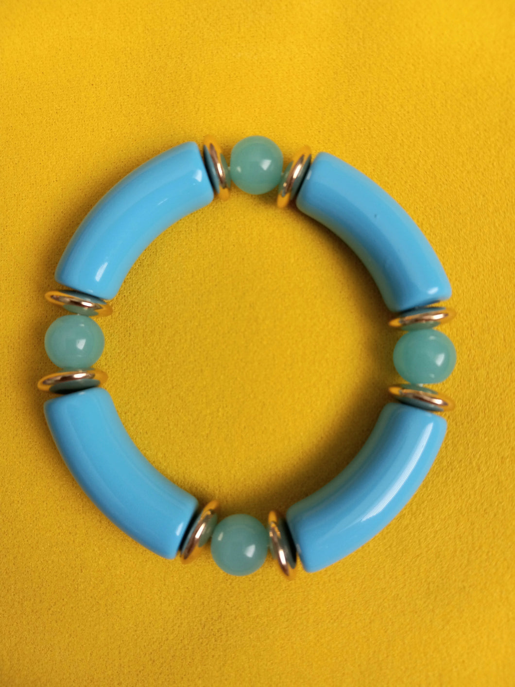 Blue Glass Detail Bracelet
