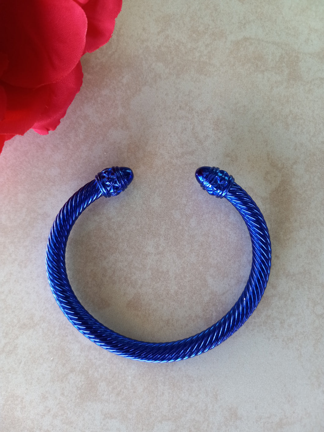 Twisted Royal Blue Bracelet