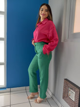 Load image into Gallery viewer, Belted Green Pants
