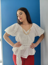 Load image into Gallery viewer, Diamond Peplum Blouse
