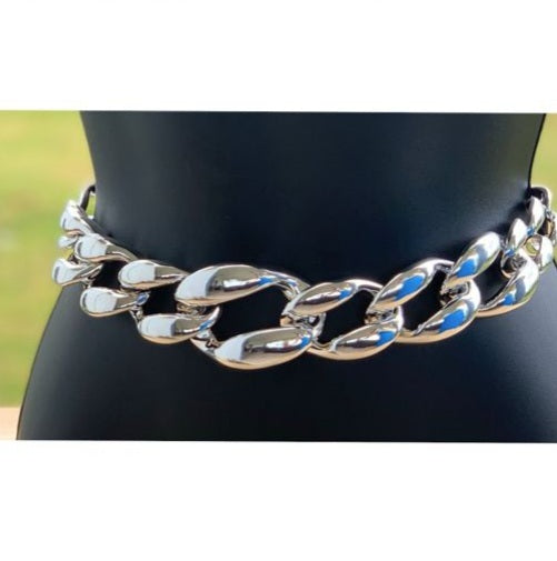 Silver Chain Belt