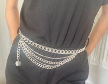 Load image into Gallery viewer, Layered Chain Belt
