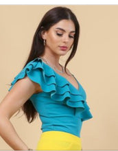 Load image into Gallery viewer, Ruffled Right Shoulder Top
