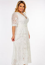 Load image into Gallery viewer, Lace White Dress
