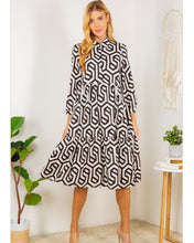 Load image into Gallery viewer, Geometric Print Dress
