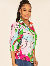 Load image into Gallery viewer, Art Print Blouse
