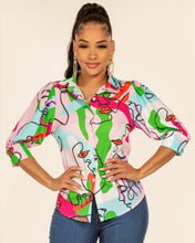 Load image into Gallery viewer, Art Print Blouse
