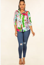 Load image into Gallery viewer, Art Print Blouse

