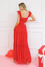 Load image into Gallery viewer, Beauty in Red Maxi Dress
