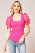 Load image into Gallery viewer, Spandex Hot Pink Top
