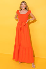 Load image into Gallery viewer, Wide Leg Orange Jumpsuit
