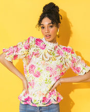 Load image into Gallery viewer, Woven Lace Blouse
