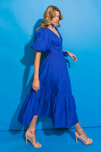 Load image into Gallery viewer, Royal Blue Midi Dress
