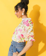 Load image into Gallery viewer, Woven Lace Blouse
